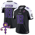 Men's Minnesota Vikings 2024 Prince Vapor Limited Jersey - All Stitched - Black Alternate, Justin Jefferson