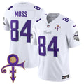 Men's Minnesota Vikings 2024 Prince Vapor Limited Jersey - All Stitched - White Limited, Randy Moss