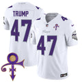 Men's Minnesota Vikings 2024 Prince Vapor Limited Jersey - All Stitched - White Limited, Donald Trump