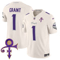 Men's Minnesota Vikings 2024 Prince Vapor Limited Jersey - All Stitched - Cream, Bud Grant