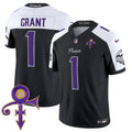 Men's Minnesota Vikings 2024 Prince Vapor Limited Jersey - All Stitched - Black Alternate, Bud Grant