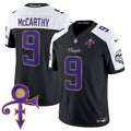 Men's Minnesota Vikings 2024 Prince Vapor Limited Jersey - All Stitched - Black Alternate, J.J. McCarthy