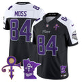 Men's Minnesota Vikings 2024 Prince Vapor Limited Jersey V2 - All Stitched - Black Alternate, Randy Moss