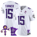 Men's Minnesota Vikings 2024 Prince Vapor Limited Jersey V2 - All Stitched - White Limited, Dallas Turner