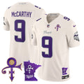 Men's Minnesota Vikings 2024 Prince Vapor Limited Jersey V2 - All Stitched - Cream, J.J. McCarthy