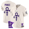 Men's Minnesota Vikings 2024 Prince Vapor Limited Jersey V2 - All Stitched - Cream, Prince