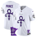 Men's Minnesota Vikings 2024 Prince Vapor Limited Jersey V2 - All Stitched - White Limited, Prince
