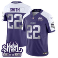 Men's Minnesota Vikings 2024 Winter Warrior Skol Patch Vapor Limited Jersey - All Stitched - Purple Alternate, Harrison Smith