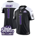 Men's Minnesota Vikings 2024 Winter Warrior Skol Patch Vapor Limited Jersey - All Stitched - Black Alternate, Bud Grant
