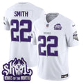 Men's Minnesota Vikings 2024 Winter Warrior Skol Patch Vapor Limited Jersey - All Stitched - White Limited, Harrison Smith