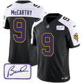 Men's Minnesota Vikings Bud Grant Patch Classic Limited Jersey V3 - All Stitched