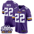 Men's Minnesota Vikings King Of The North Patch Game Jersey - All Stitched - Purple, Harrison Smith