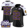 Men's Minnesota Vikings King Of The North Patch Throwback Vapor Limited Jersey - All Stitched - Black Alternate, Harrison Smith