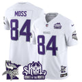 Men's Minnesota Vikings Kings Of The North Patch Vapor Limited Jersey V3 - All Stitched - Winter Warrior, Randy Moss