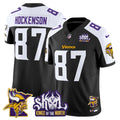 Men's Minnesota Vikings Kings Of The North Patch Vapor Limited Jersey V3 - All Stitched - Black Alternate, T.J. Hockenson