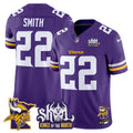 Men's Minnesota Vikings Kings Of The North Patch Vapor Limited Jersey V3 - All Stitched - Purple, Harrison Smith