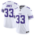 Men's Minnesota Vikings Nordic Pattern Vapor Limited Jersey - All Stitched - White, Aaron Jones