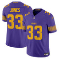 Men's Minnesota Vikings Nordic Pattern Vapor Limited Jersey - All Stitched - Purple, Aaron Jones