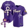 Men's Minnesota Vikings Prince Patch Vapor Premier Limited Jersey - All Stitched - Purple, Prince