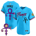 Men's Minnesota Vikings Prince Patch Vapor Premier Limited Jersey - All Stitched - Light Blue, Prince