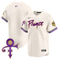 Men's Minnesota Vikings Prince Patch Vapor Premier Limited Jersey - All Stitched - Cream, Team