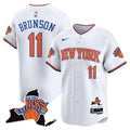 Men's New York Knicks Vapor Baseball Jersey - All Stitched - Association, Jalen Brunson