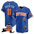 Men's New York Knicks Vapor Baseball Jersey - All Stitched - Icon, Jalen Brunson