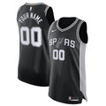 San Antonio Spurs Nike Custom Jersey Black - Icon Edition