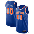 New York Knicks Nike Custom Jersey - Icon Edition - Blue