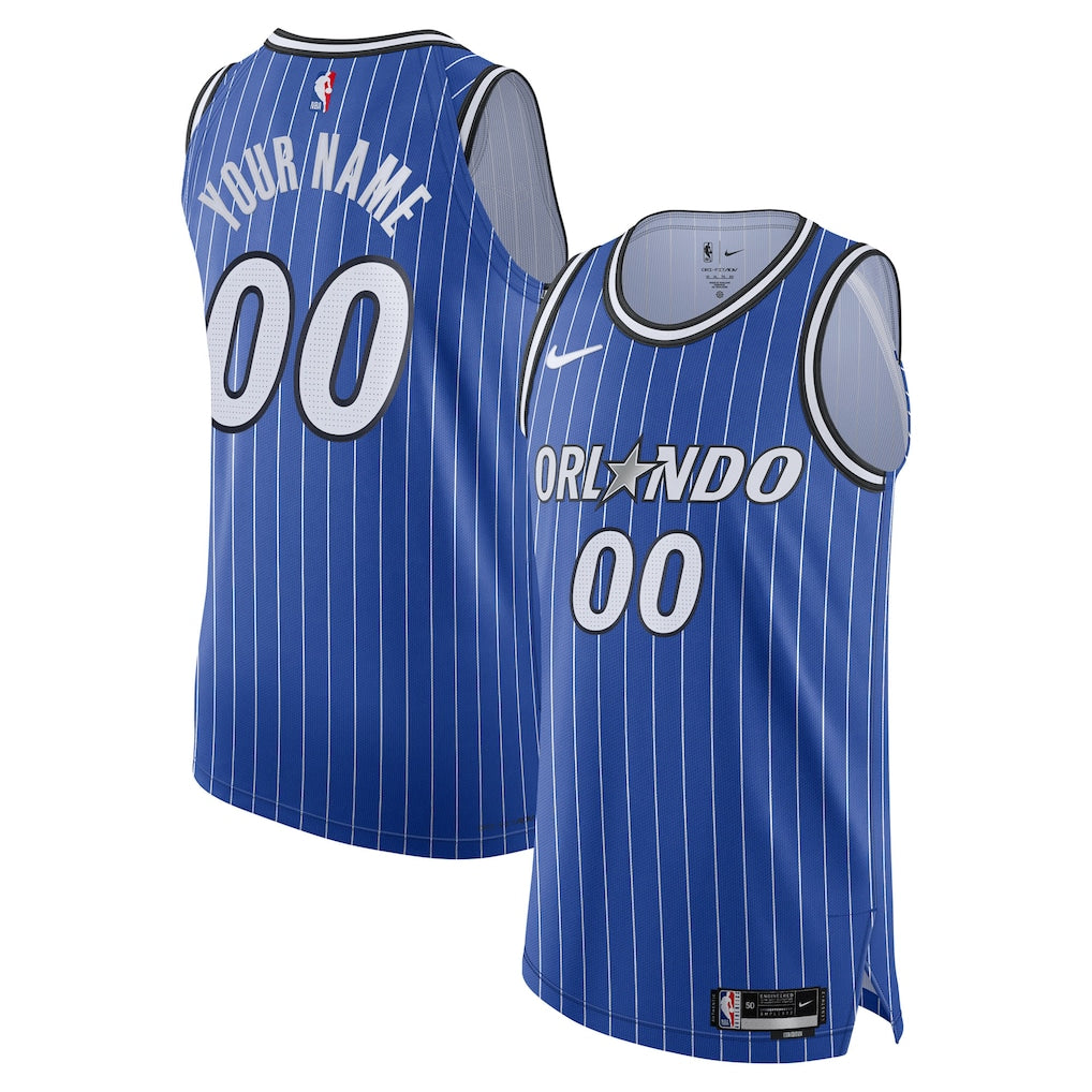 Orlando Magic Nike Custom Jersey - Icon Edition - Blue