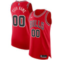 Chicago Bulls Nike Custom Jersey Red - Icon Edition