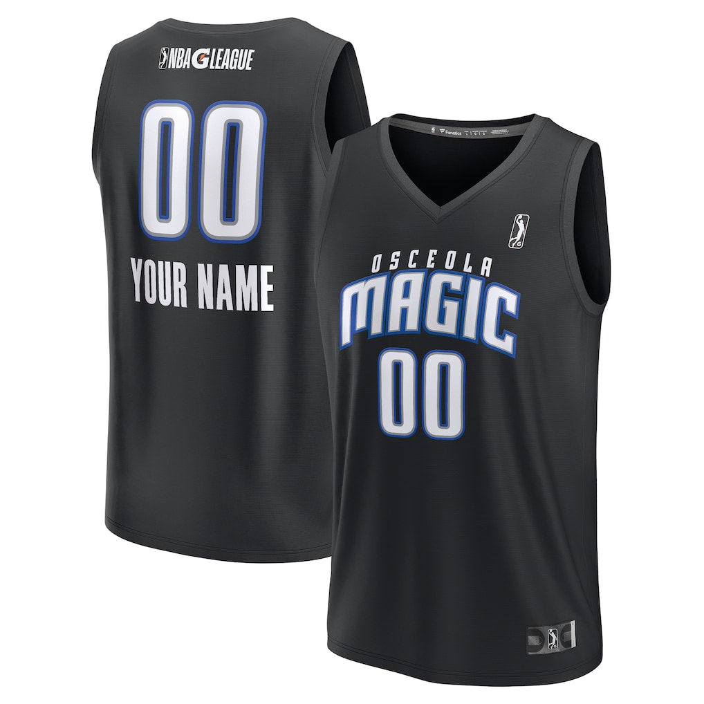 Osceola Magic Fanatics NBA G League Custom Jersey - Black
