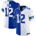 Men's Seattle Seahawks Throwback Vapor Limited Jersey - All Stitched - Split, 12Th Fan