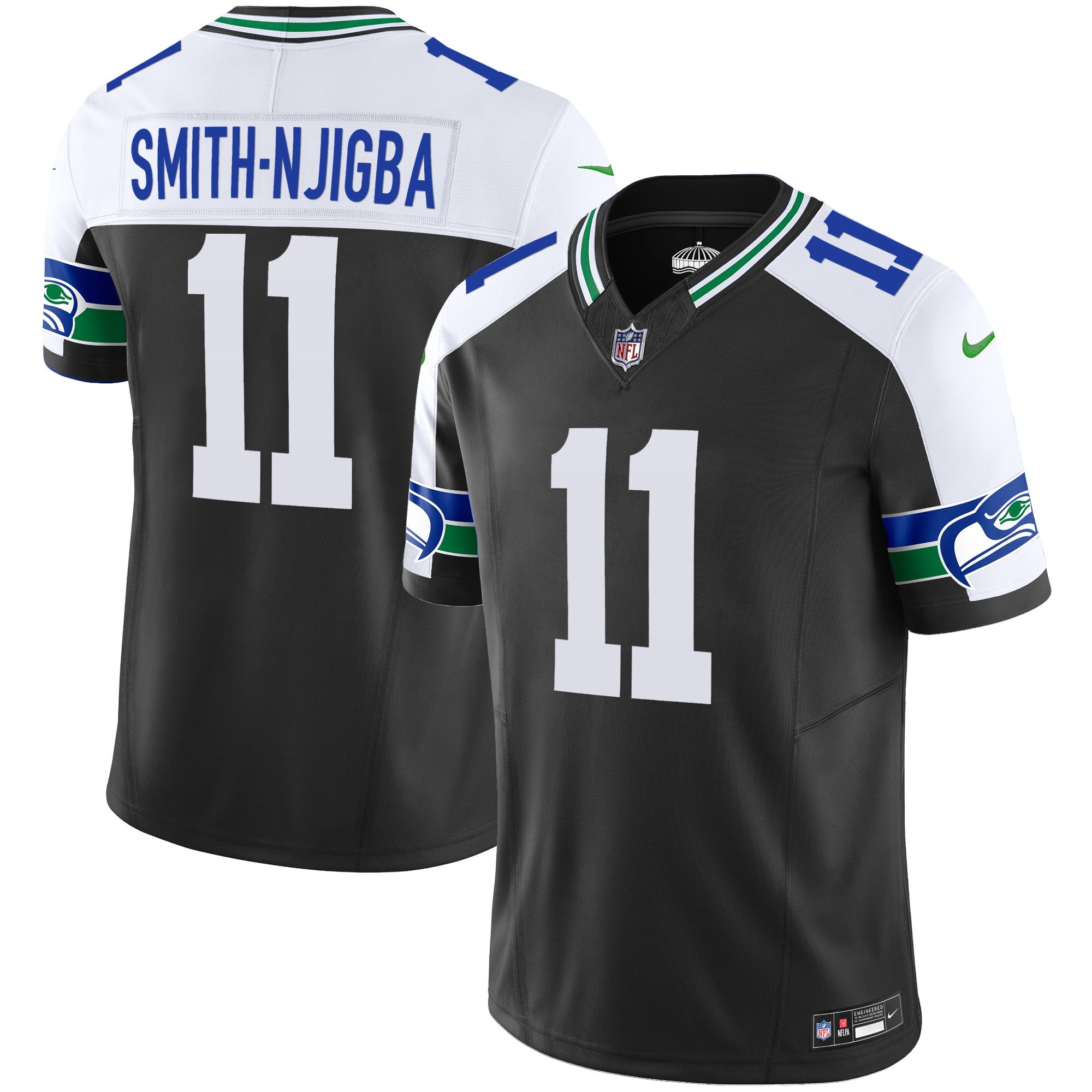 Men's Seattle Seahawks Throwback Vapor Limited Jersey - All Stitched