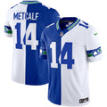 Men's Seattle Seahawks Throwback Vapor Limited Jersey - All Stitched - Split, Dk Metcalf