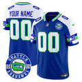 Seahawks 2024 Seattle Est. 1976 Patch Vapor Limited Custom Jersey - All Stitched - Men, Royal Alternate