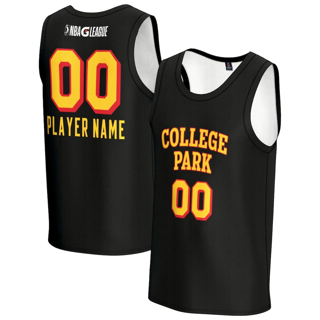 College Park Skyhawks GameDay Greats Unisex Custom Jersey - Black