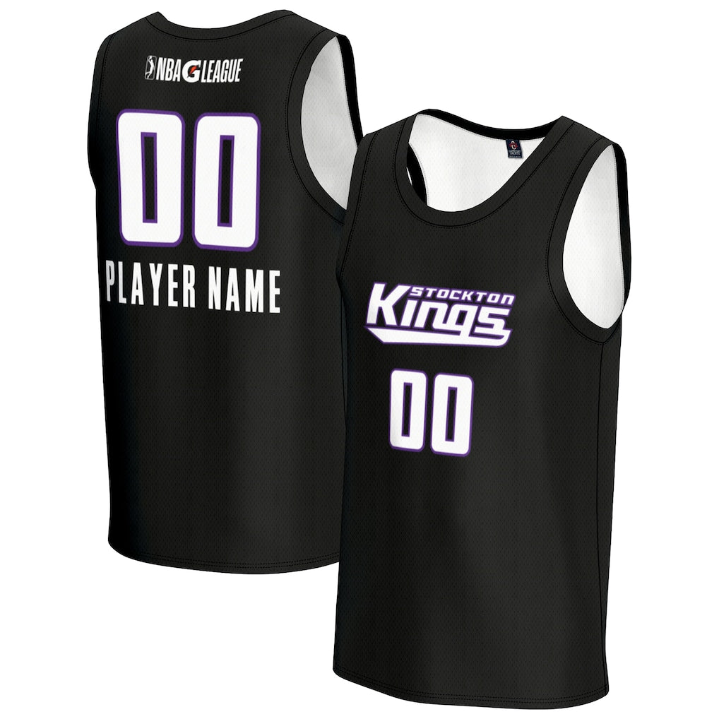 Stockton Kings GameDay Greats Unisex Custom Jersey - Black