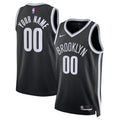Brooklyn Nets Nike Unisex Swingman Custom Jersey Black - Icon Edition