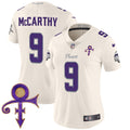 Women's Minnesota Vikings 2024 Prince Vapor Limited Jersey - All Stitched - Cream, J.J. McCarthy
