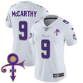 Women's Minnesota Vikings 2024 Prince Vapor Limited Jersey - All Stitched - White Limited, J.J. McCarthy