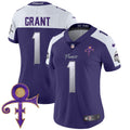 Women's Minnesota Vikings 2024 Prince Vapor Limited Jersey - All Stitched - Purple Alternate, Bud Grant