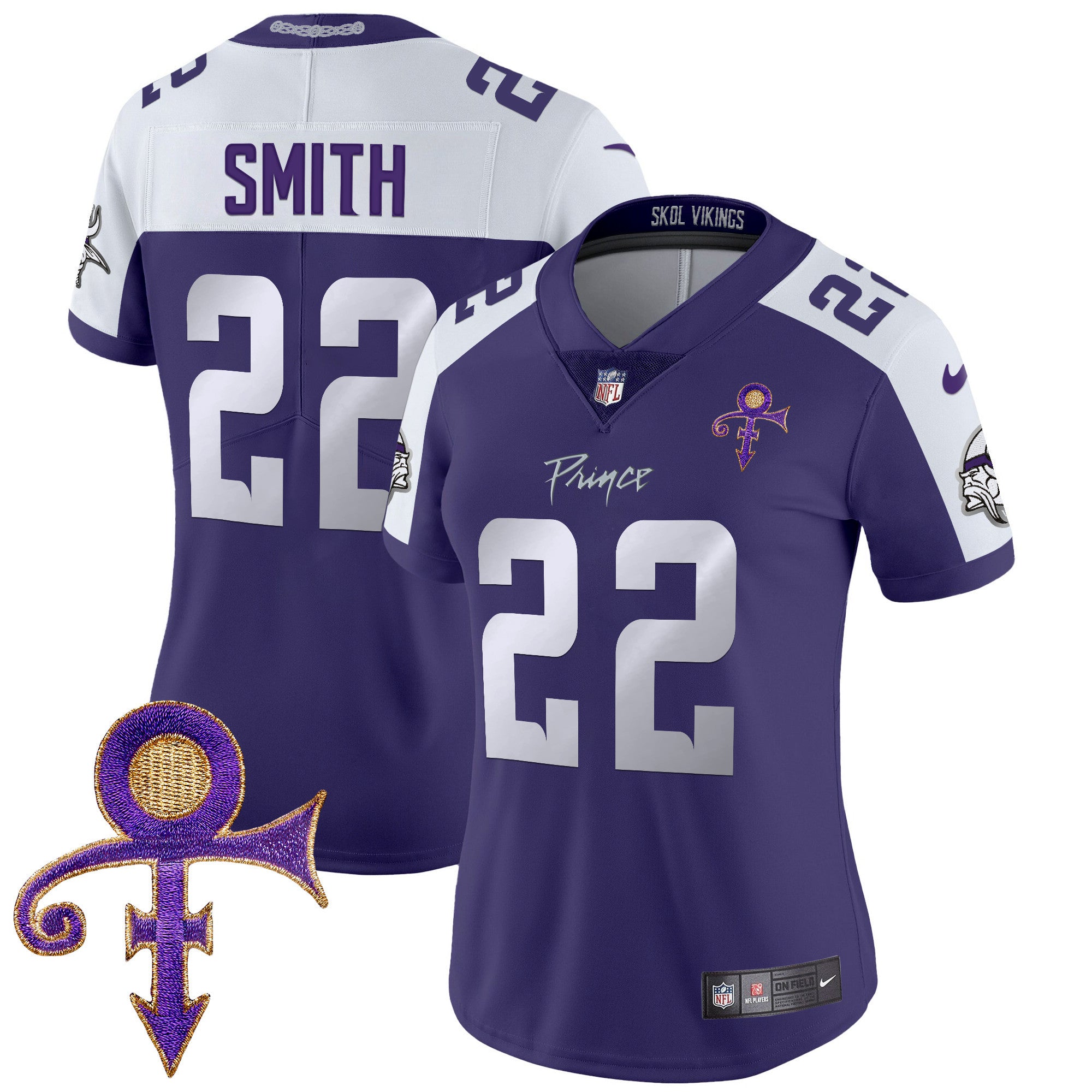 Women's Minnesota Vikings 2024 Prince Vapor Limited Jersey - All Stitched - Purple Alternate, Harrison Smith