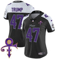 Women's Minnesota Vikings 2024 Prince Vapor Limited Jersey - All Stitched - Black Alternate, Donald Trump