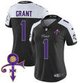 Women's Minnesota Vikings 2024 Prince Vapor Limited Jersey - All Stitched - Black Alternate, Bud Grant