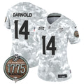 Women's Minnesota Vikings 2024 Salute to Service Establishment Year Patch Vapor Limited Jersey - All Stitched