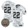 Women's Minnesota Vikings 2024 Salute to Service Establishment Year Patch Vapor Limited Jersey - All Stitched - Navy, Harrison Smith